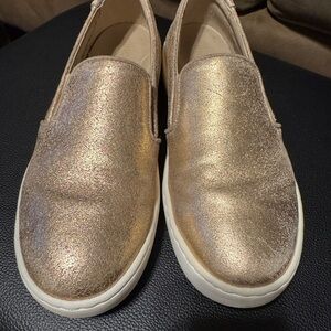 Vionic Rose Gold Slip-On Sneakers